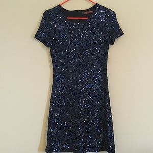Blue Sequin Dress